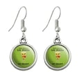 thumbnail image 1 of Take Another Lil' Pizza Piece of My Heart Funny Humor Novelty Dangling Drop Charm Earrings, 1 of 5