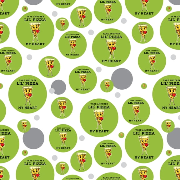 Take Another Lil' Pizza Piece of My Heart Funny Humor Premium Gift Wrap Wrapping Paper Roll