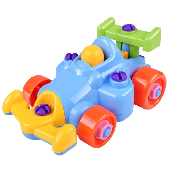 Take Apart Racing Car, STEM Educational Disassembly Puzzle Toy, 1 Pack Random Color DIY Building Set for Toddlers Kids 3+, Develop Hands On Skills Logical Thinking Pretend Play Birthday Party Gift