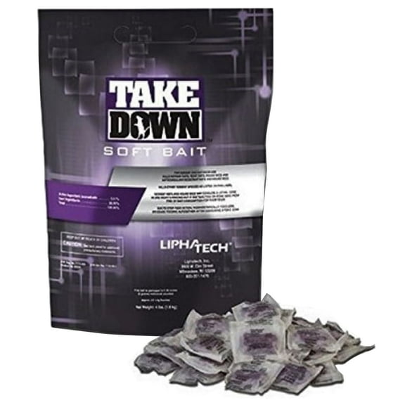 Take Down Soft Rat Bait 4#- Bromethalin