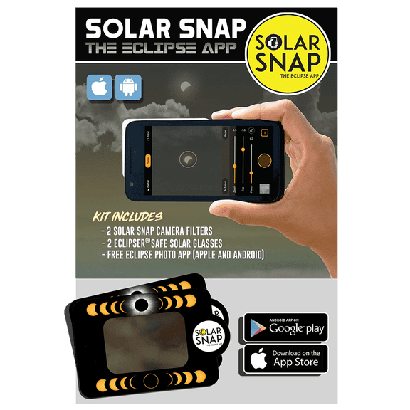 Take Eclipse Pictures with Your Cell Phone Safely- Solar Snap - The Eclipse App