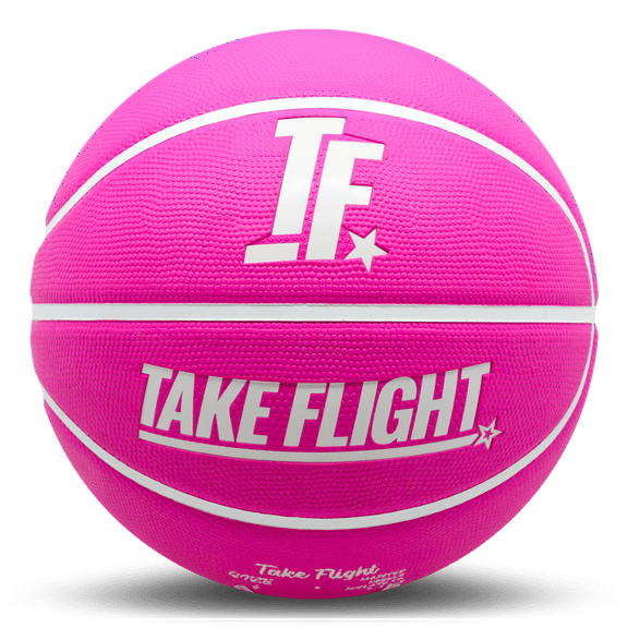 Take Flight Basketball, Womens Size 6 Outdoor/Street (Flamingo Pink)