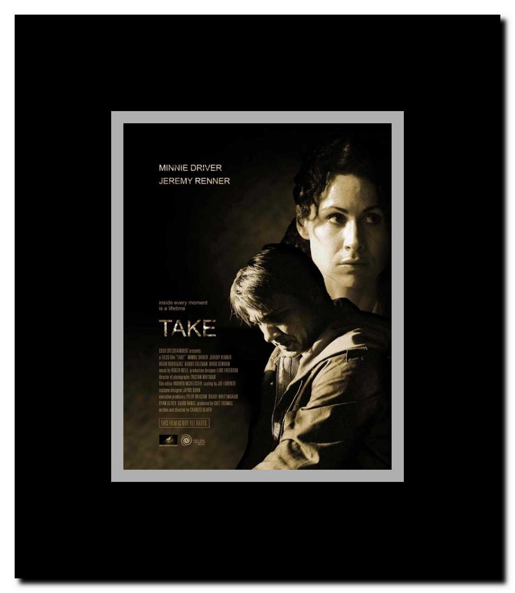 Take Framed Movie Poster