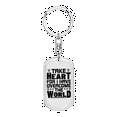 thumbnail image 1 of Take Heart Stainless Steel or 18k Gold Premium Swivel Dog Tag Keychain, 1 of 10
