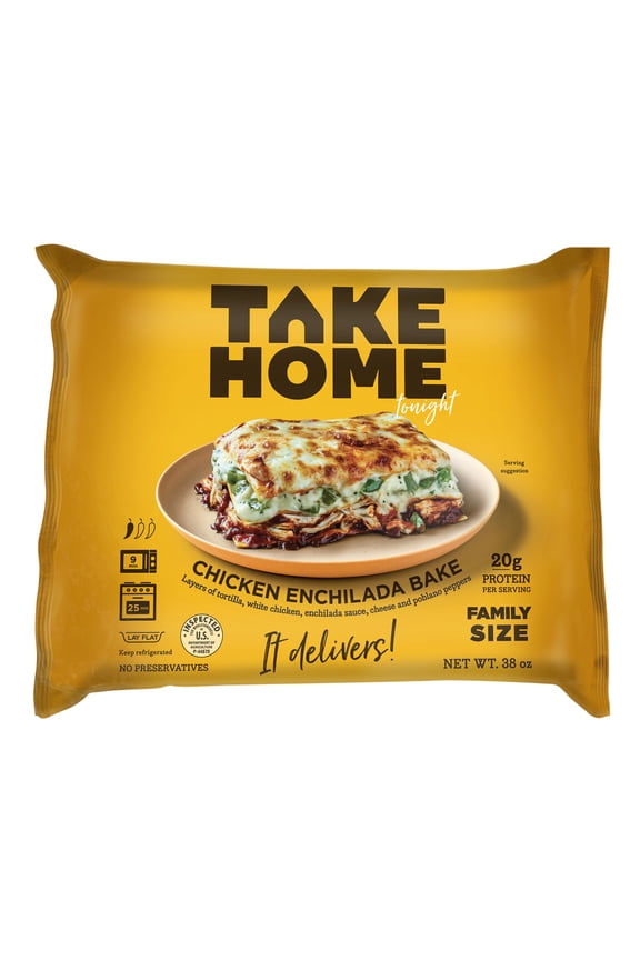 Chicken Enchilada Bake, Family Size, 38 oz, Refrigerated