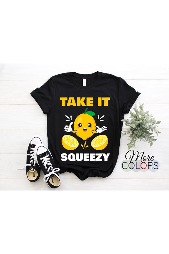 Take It Squeeze Lemonade Stand Boss T-Shirt, Ice Lemon Juice Crew Owned Business Gift, Entrepreneur Hustle, Lemons Kids Youth Boys Girls