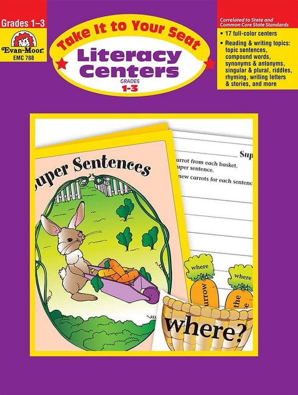 Literacy　Centers,　Take　Your　Take　Resource　It　to　It　Centers:　Your　(Paperback)　Seat:　Teacher　Literacy　to　Seat:　Grade