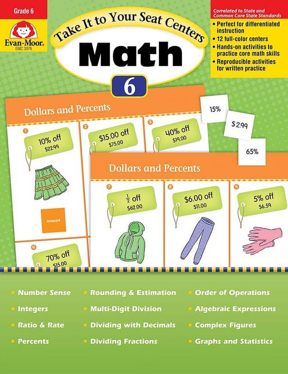 Take It to Your Seat Math Centers: Take It to Your Seat: Math Centers ...