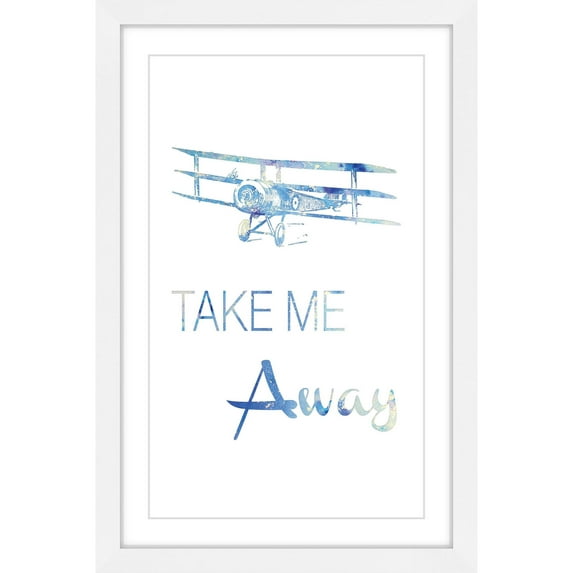"Take Me Away" Framed Painting Print