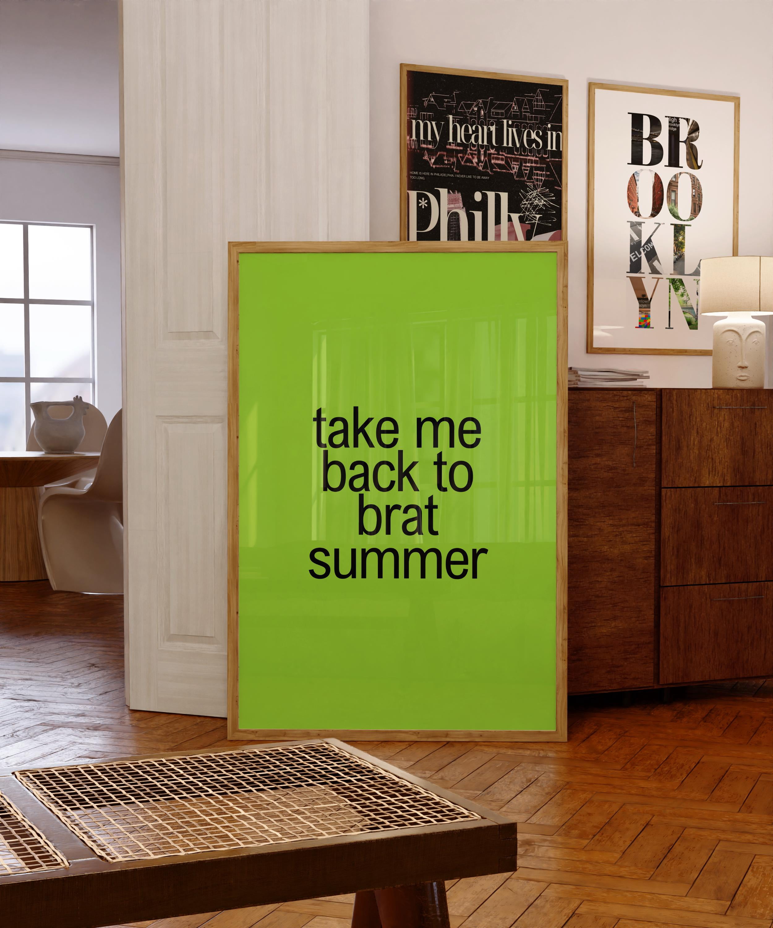 Take Me Back To Brat Summer Poster, Poster Home Decor, Poster Only ...