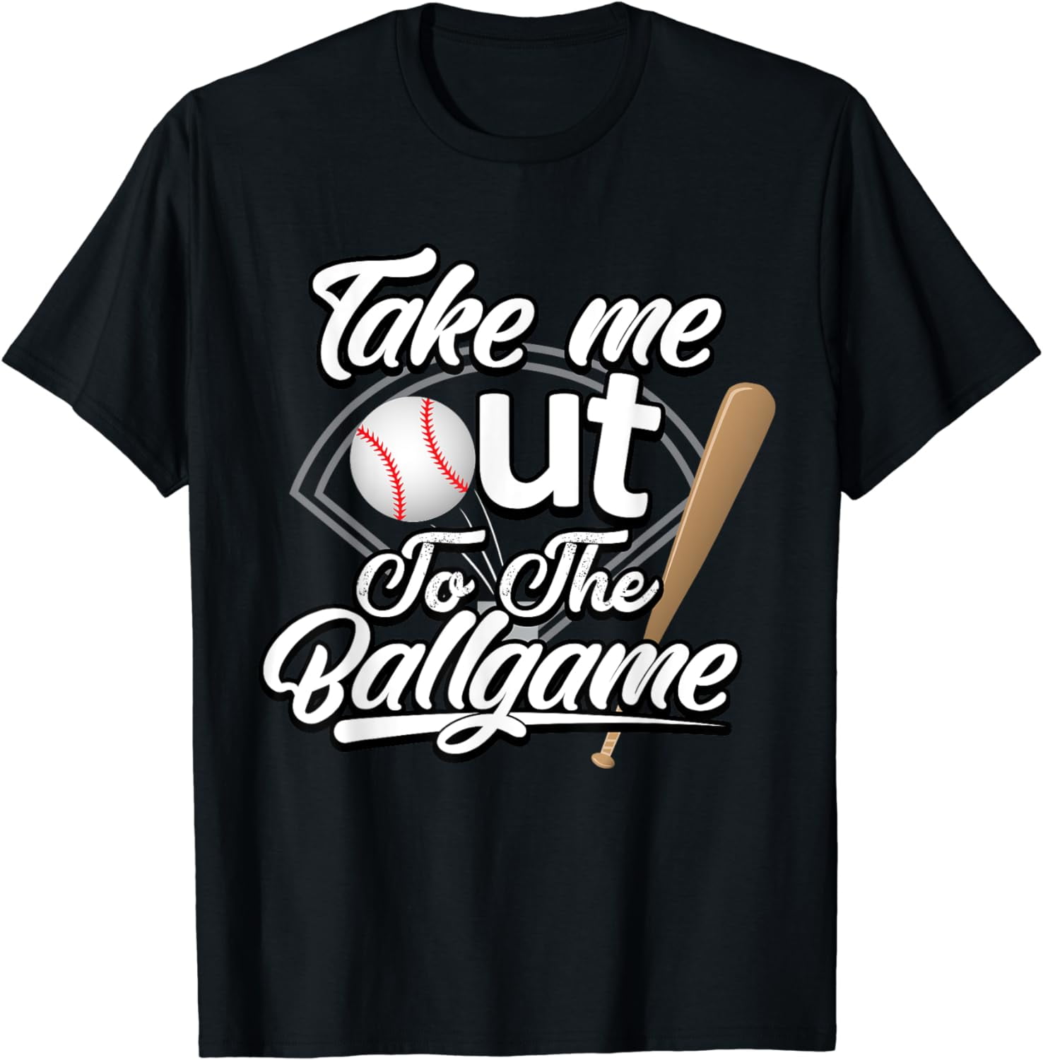 Take Me Out To The Ball Game T-Shirt. Family Sizes Take Me Out To The Ball Game T-Shirt. Family Sizes