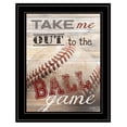 thumbnail image 1 of Take Me Out to the Ball Game by Marla Rae Print Wall Art Wood Multi-Color, 1 of 3