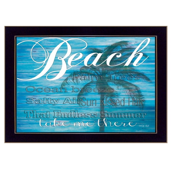 TrendyDecor4U Take Me There By Cindy Jacobs Printed Wall Art CIN124B-712