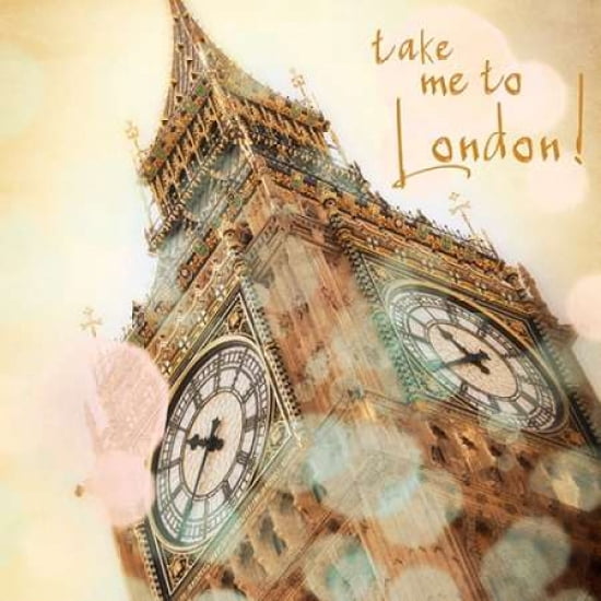Take Me To London Canvas Art - Emily Navas (24 x 24)