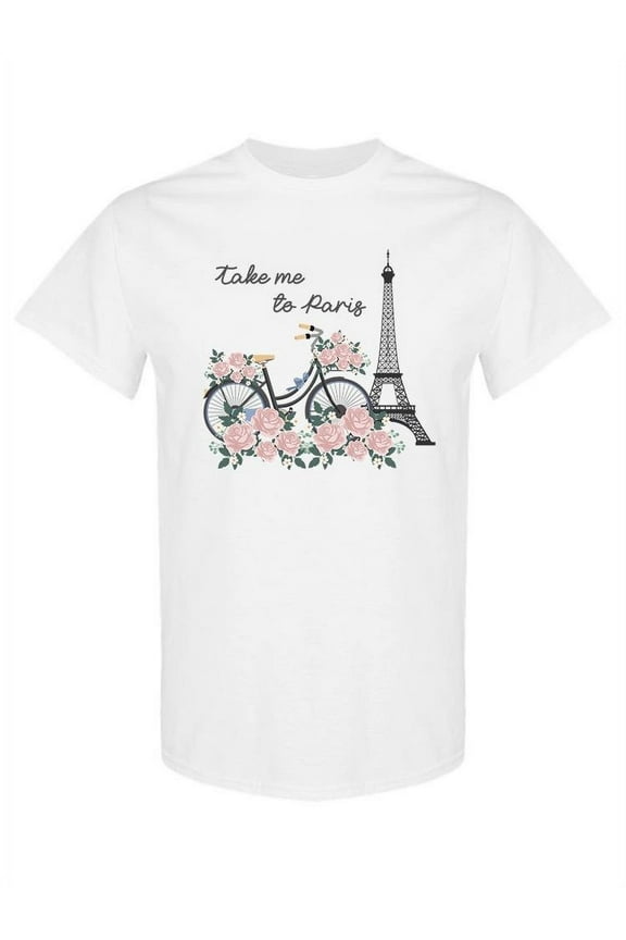 Take Me To Paris T-Shirt Women -SPIdeals Designs, Female Small