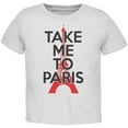thumbnail image 1 of Take Me To Paris White Toddler T-Shirt - 2T, 1 of 1