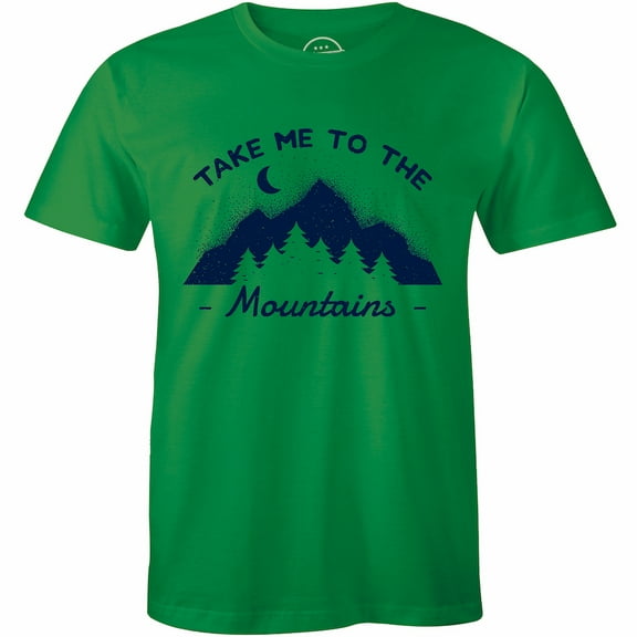 Take Me To The Mountains With Natural Beauty Of The Forest Men's T-Shirt