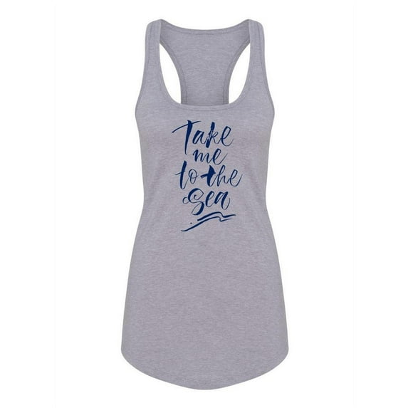 Take Me To The Sea Racerback Tank Women -Image by Shutterstock, Female Medium