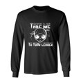 thumbnail image 1 of Take Me To Your Leader Sarcastic Humor Novelty Men's Long Sleeve Shirts, 1 of 3
