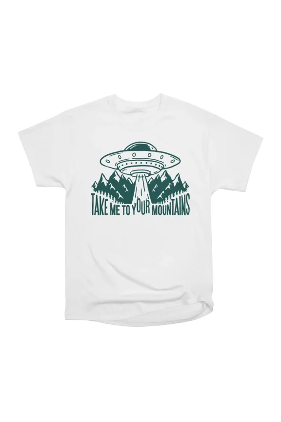 Take Me To Your Mountains T-Shirt Tee Gift For Him Merch For Her Apparel For Friend