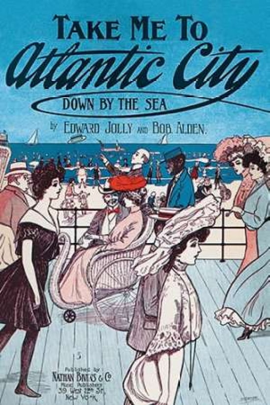 Take Me to Atlantic City Canvas Art - Starmer (24 x 36)