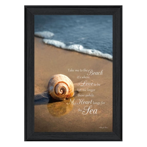 TrendyDecor4U Take Me To The Beach By Robin-Lee Vieira Wall Art RLV420-405
