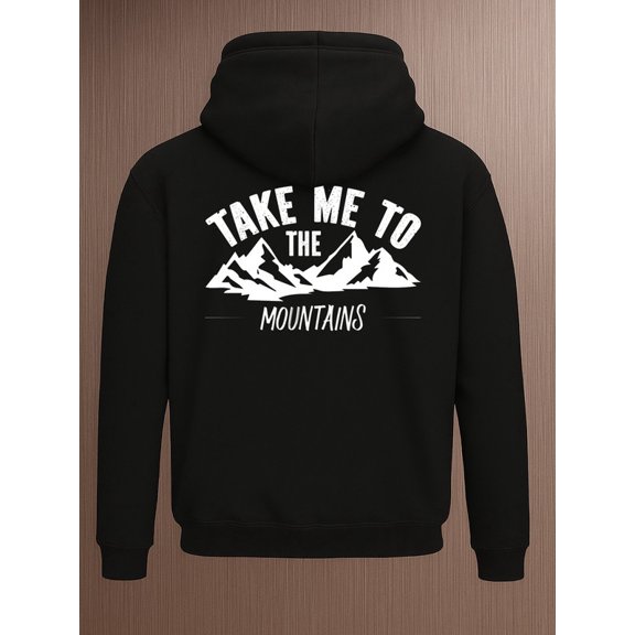 Take Me Mountains sweatshirt Camping mens machine washable black Comfortable Material，Bold Design autumn streetwear graphic christian funny aesthetic funny cute Funny Unisex hoodie