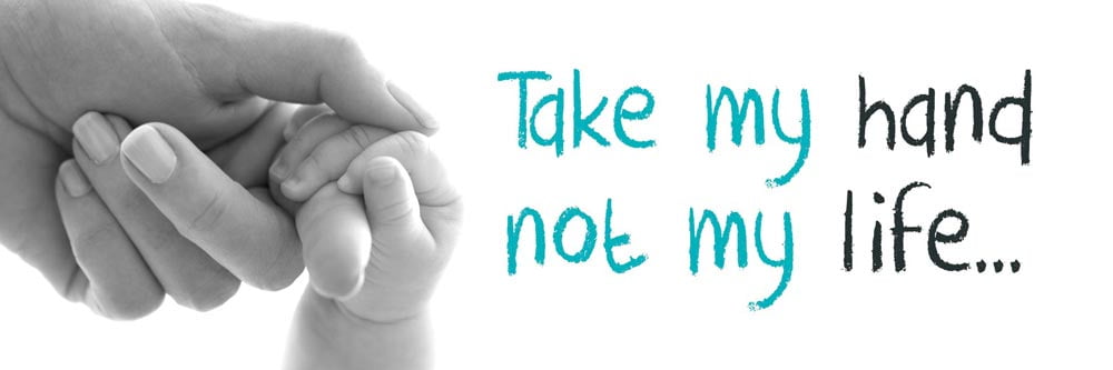 Take My Hand Pro-Life Bookmark (Pack of 100)