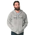 thumbnail image 1 of Take Naps Knuckles Relaxed Chill Gym Zip Up Hoodie Men's Women's Brisco Brands M, 1 of 6