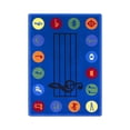 thumbnail image 1 of Take Note 10'9" x 13'2" area rug in color Multi, 1 of 1