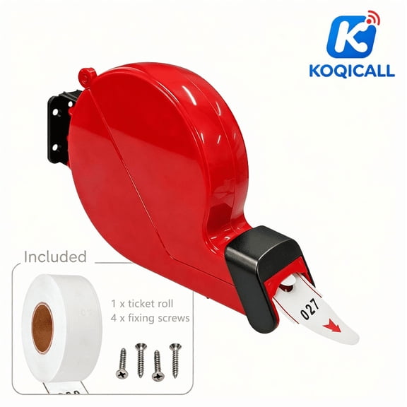 Take a Number Dispenser with 1 Ticket Roll 3-Digit from 000-999Numbering machine for Pickup/Order/Deli Counter,Bakery,DMV,Post Office,Pharmacy & Clinic
