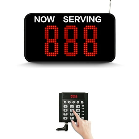 KOQICALL 3-Digit Queue Calling System for Restaurant, Hospital, Clinic, Bank, Counter, Office
