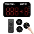 thumbnail image 1 of KOQICALL Wireless Take a Number System, Queue Calling System with LED Number Counter Display and 3 Call Buttons for Restaurant, Hospital, Clinic, Bank, Food Truck, 1 of 9