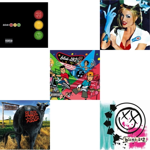 Take Off Your Pants & Jacket & Dude Ranch & Mark Tom & Travis Show (Enema Strikes Back) & Enema Of The State (X) & Blink-182 [LP Vinyl Bundle]