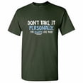 thumbnail image 1 of Don't Take It Personally I'm Always Like This Hilarious Tshirt Humor Novelty Sarcastic Graphic Tee Gift For Christmas Anniversary Birthday Funny Mens T Shirt, 1 of 5