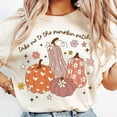 thumbnail image 1 of Take Me To The Pumpkin Patch Shirt Fall Floral Pumpkin Shirt , Fall Vibes Shirt , Autumn Leaves Pumpkin Shirt , Pumpkin Season Shirt ,Autumn Shirt Design, 1 of 5