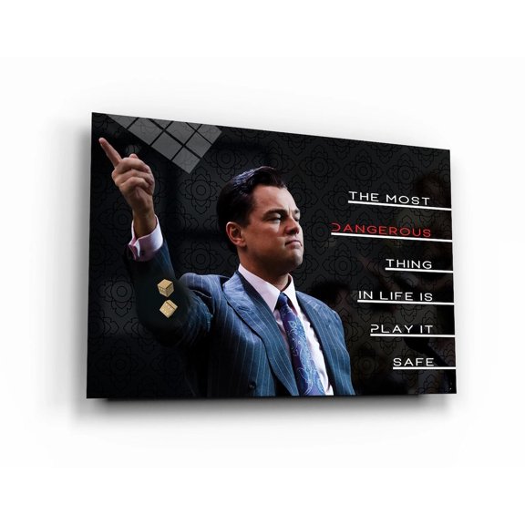 Take Risks Entrepreneur Wall Art Print, Unframed Paper Poster 8x10in