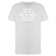 thumbnail image 1 of Take Risks, You Will Be Happy Tee Men's -Image by Shutterstock, 1 of 2