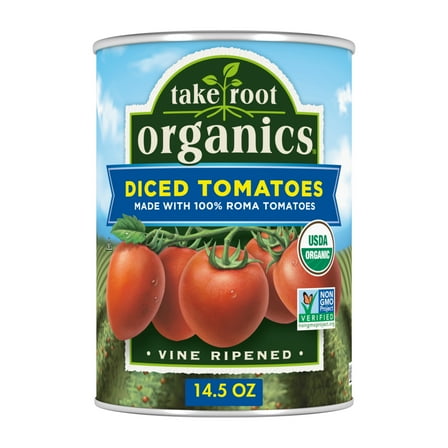 Take Root Organics Diced Tomatoes, 14.5 oz Can
