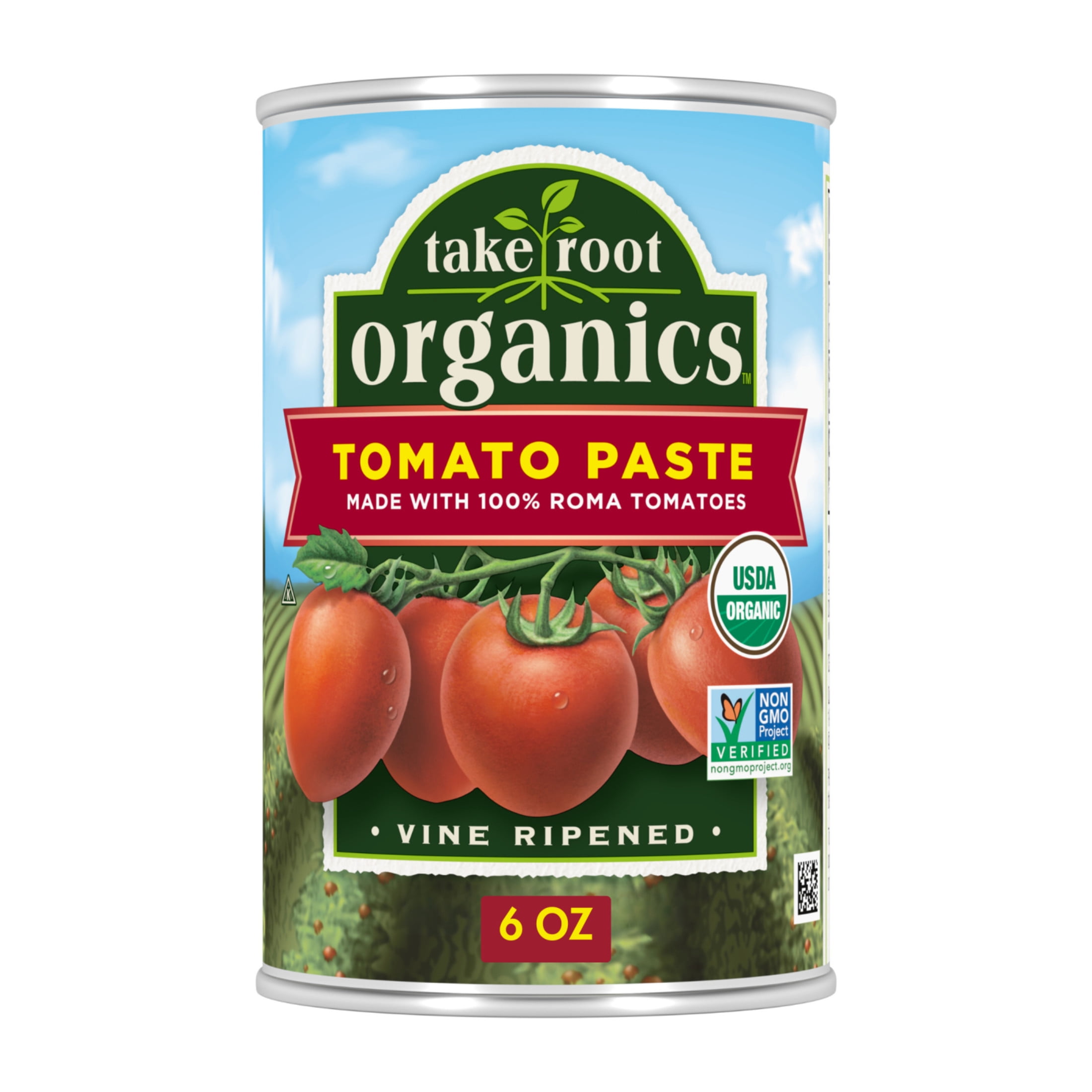 Take Root Organics Tomato Paste, 6 oz Can