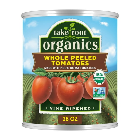 Take Root Organics Whole Peeled Tomatoes, 28 oz Can