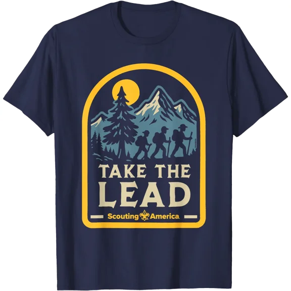 Take The Lead Scouting America Hiking Cub Scouts Bsa T-Shirt