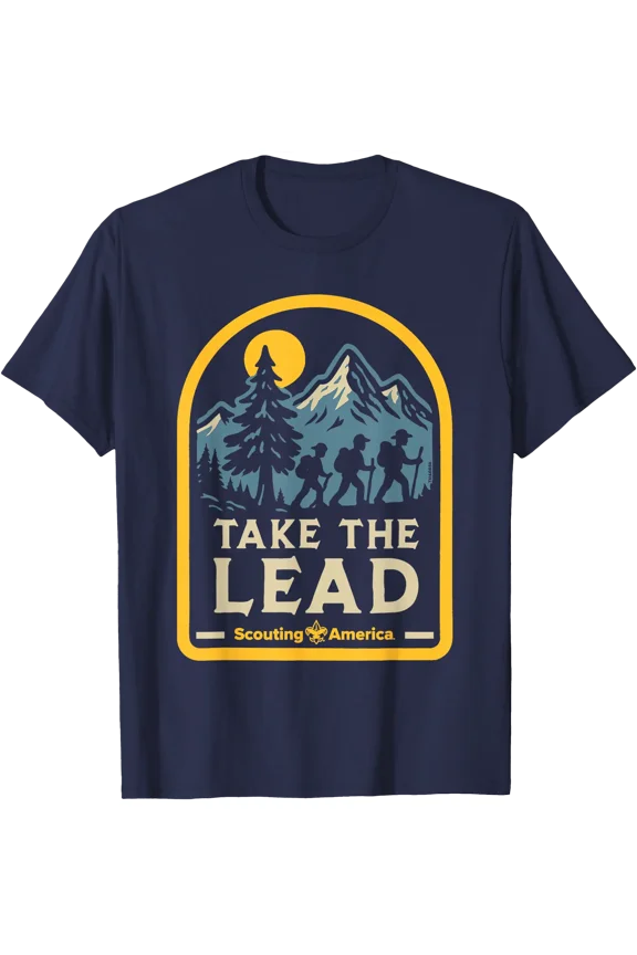 Take The Lead Scouting America Hiking Cub Scouts Bsa T-Shirt