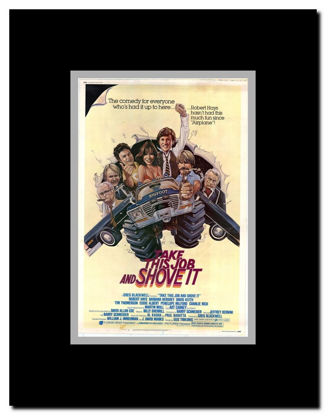 Take This Job & Shove It Framed Movie Poster