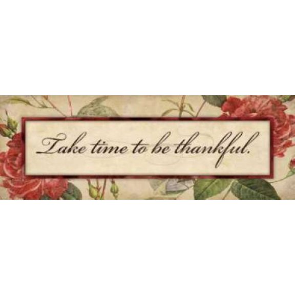 Take Time Canvas Art - Stephanie Marrott (10 x 20)