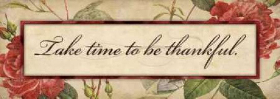 Take Time Canvas Art - Stephanie Marrott (24 x 48)