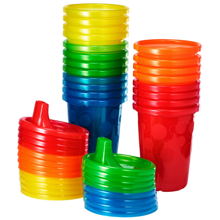 3 Pack The First Years Take & Toss Sippy Cups, Assorted Colors 10 Oz Spill  Proof