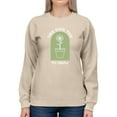 thumbnail image 1 of Take Your Time To Grow Sweatshirt Women -Smartprints Designs, Female XX-Large, 1 of 4