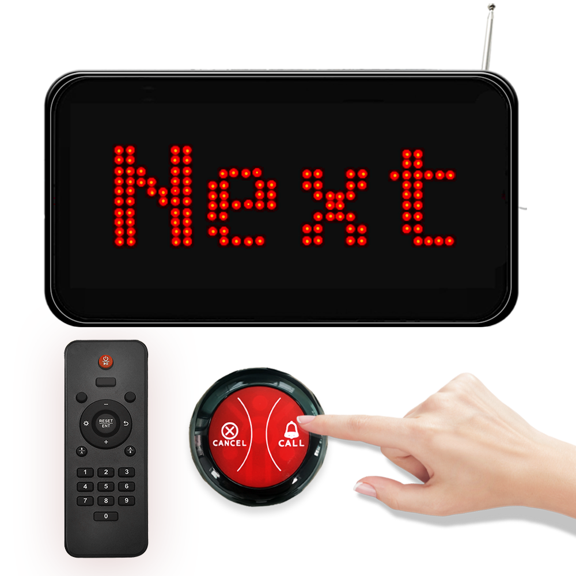 Take a Number System Wireless Queue Call System Call Next Customers for Restaurant Bank Doctor Room Supermarket Pet Hospital Office Interview