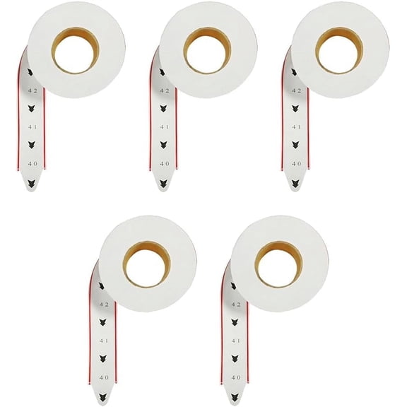 Take a Number Tickets 5 Rolls of 2 Digits for K-T Ticket Dispenser Queue Calling System 2000 Ticket Roll 00-99 White